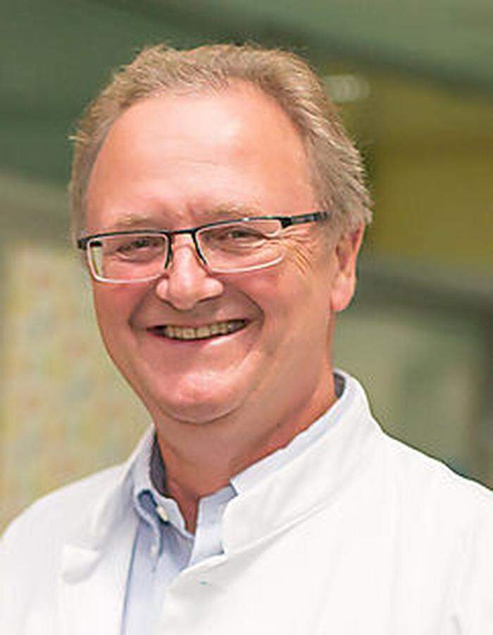 Wilhelm Kaulfersch, Vorstand der Kinder- und Jugendheilkunde am Eltern-Kind-Zentrum des Klinikum Klagenfurt