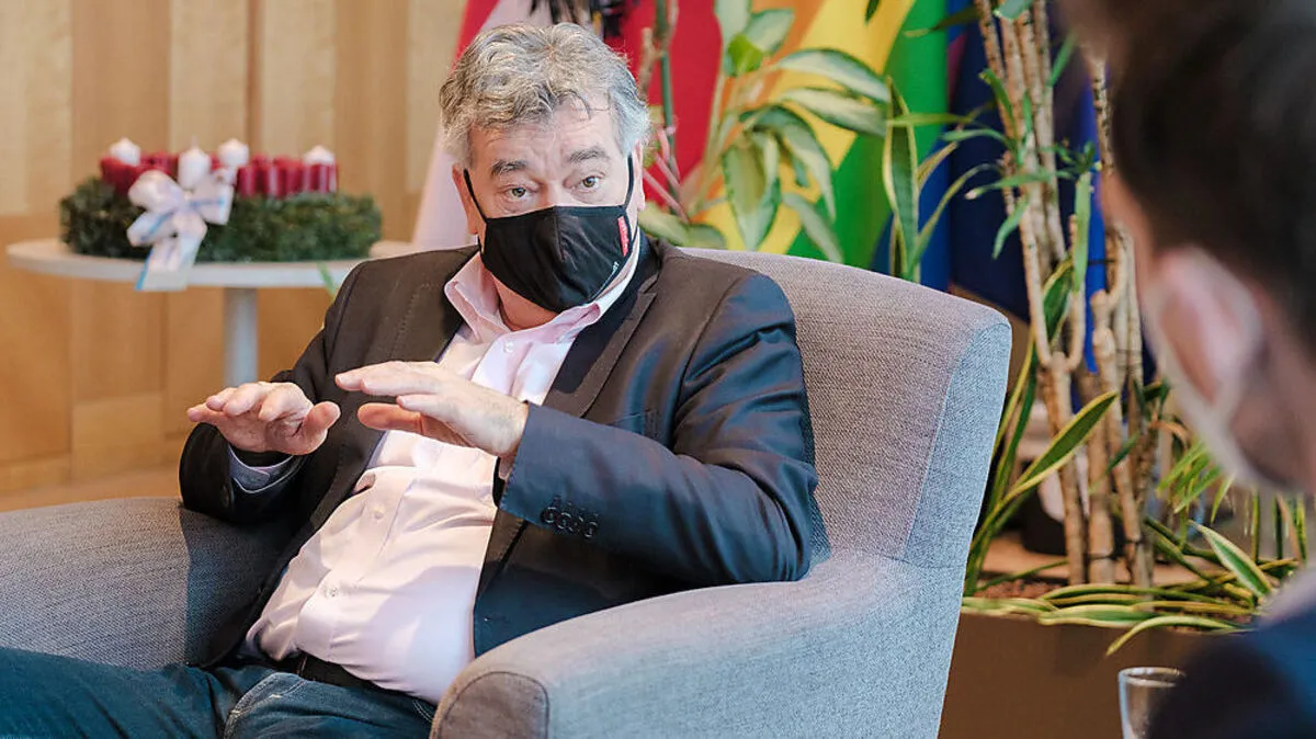 Das Interview mit Werner Kogler wurde in Kooperation von Standard, Kurier und Kleine Zeitung geführt