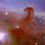 Der faszinierende Pferdekopfnebel, ein Teil einer Dunkelwolke im Sternbild Orion
