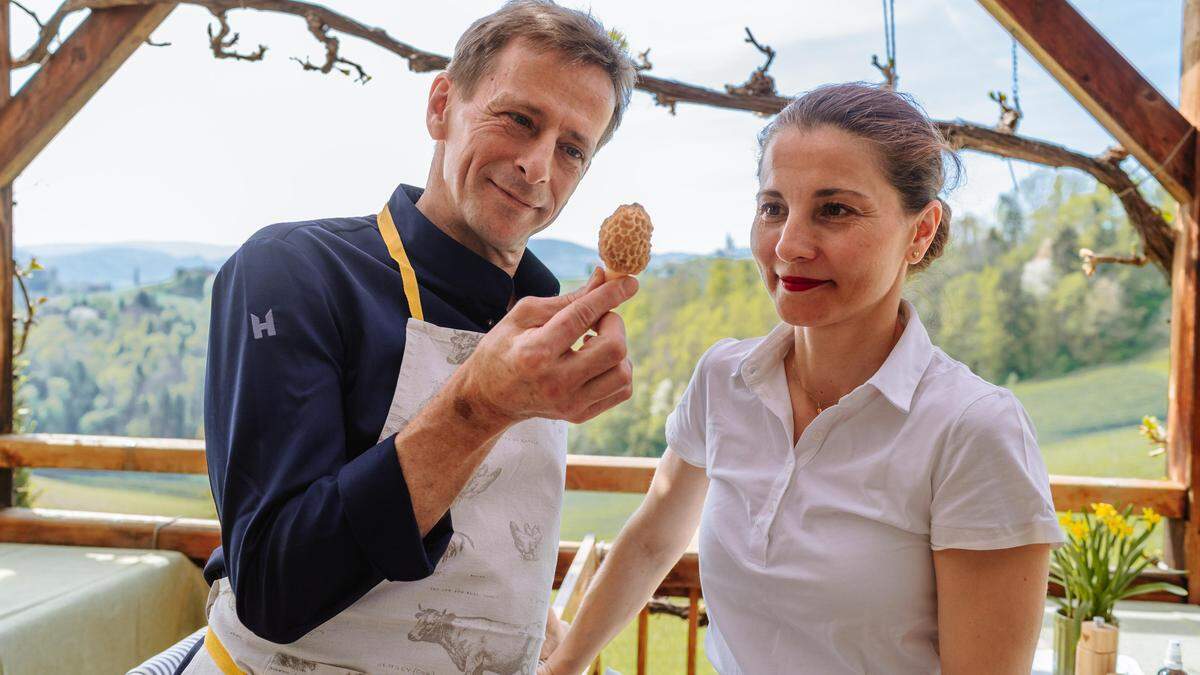 Verliebt in guten Geschmack: Lilli Kollar und Joachim Gradwohl.