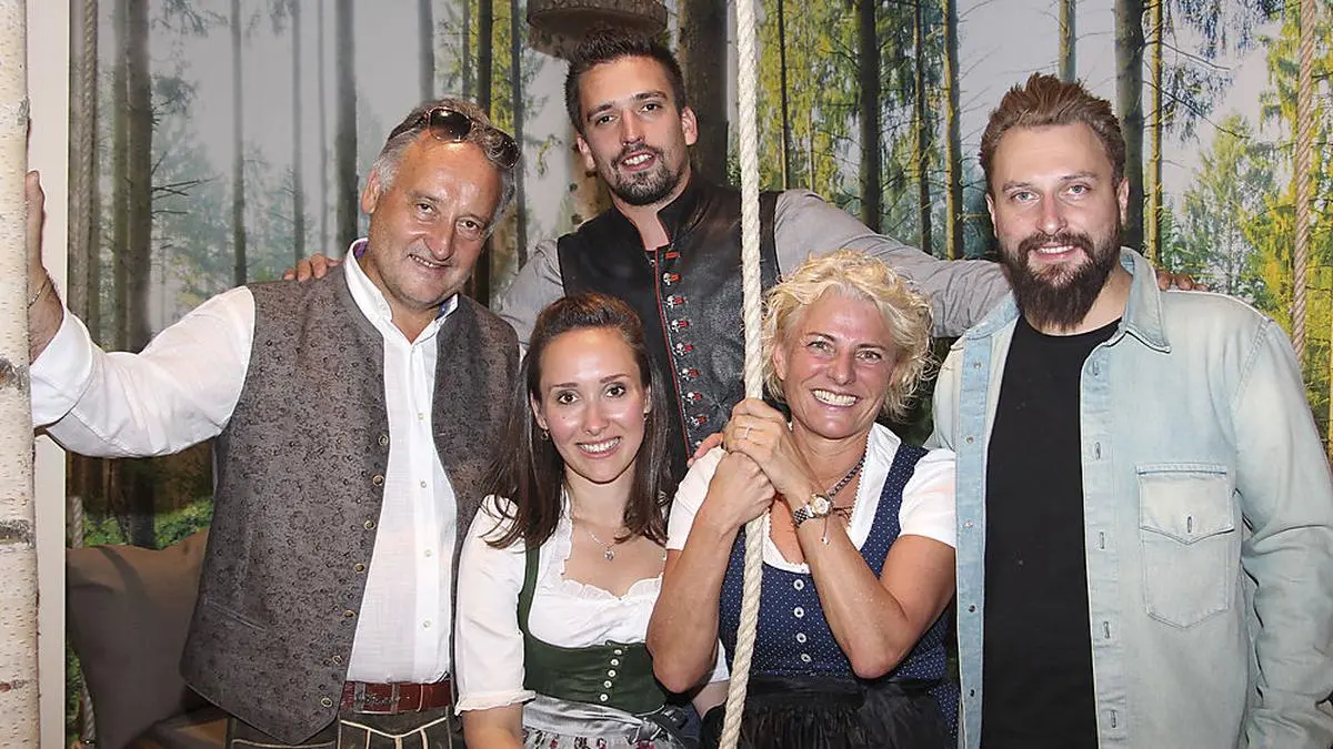 Wolfgang Hinteregger, Katharina und Christoph Hofmayer, Isolde Hinteregger, Andreas Hofmayer