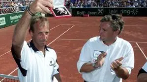 Ronnie Leitgeb und Thomas Muster 2000 in Pörtschach 