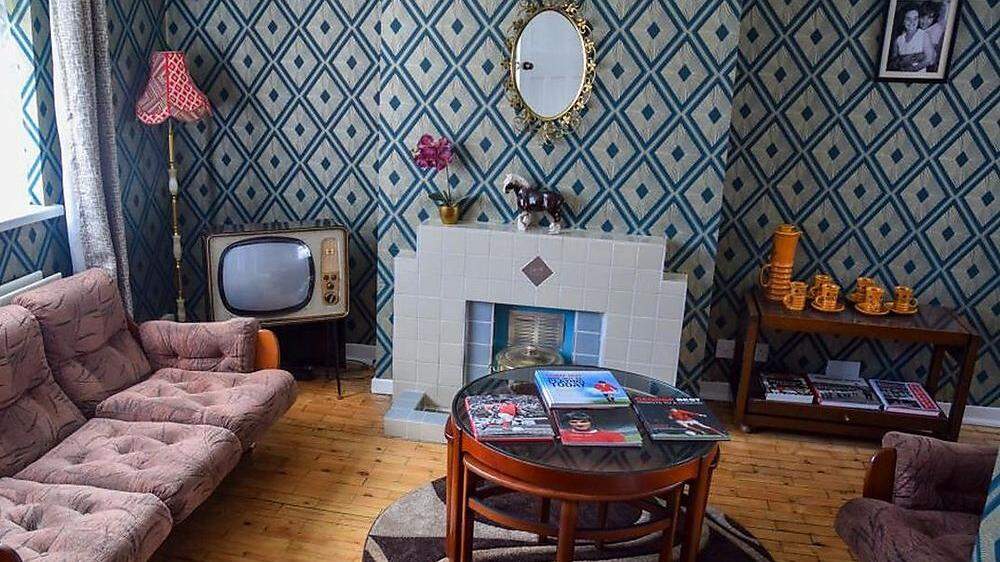 Das Wohnzimmer in George Bests Geburtshaus