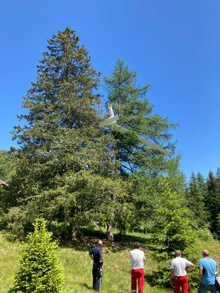 Die Bergung des Piloten war schwierig