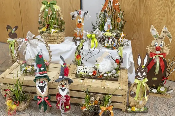 Frühling in Ebenthal Ostern Osterdeko Osterausstellung Hobbykünstler Gurnitz Klagenfurt März 2024