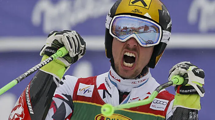 Marcel Hirscher jubelt: Fünfter Sieg im Gesamtweltcup, Sieg in Kranjska Gora