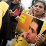 Ensaf Haider fordert die Freilassung ihres inhaftierten Manns Raif Badawi (hier auf einem Archivfoto) 