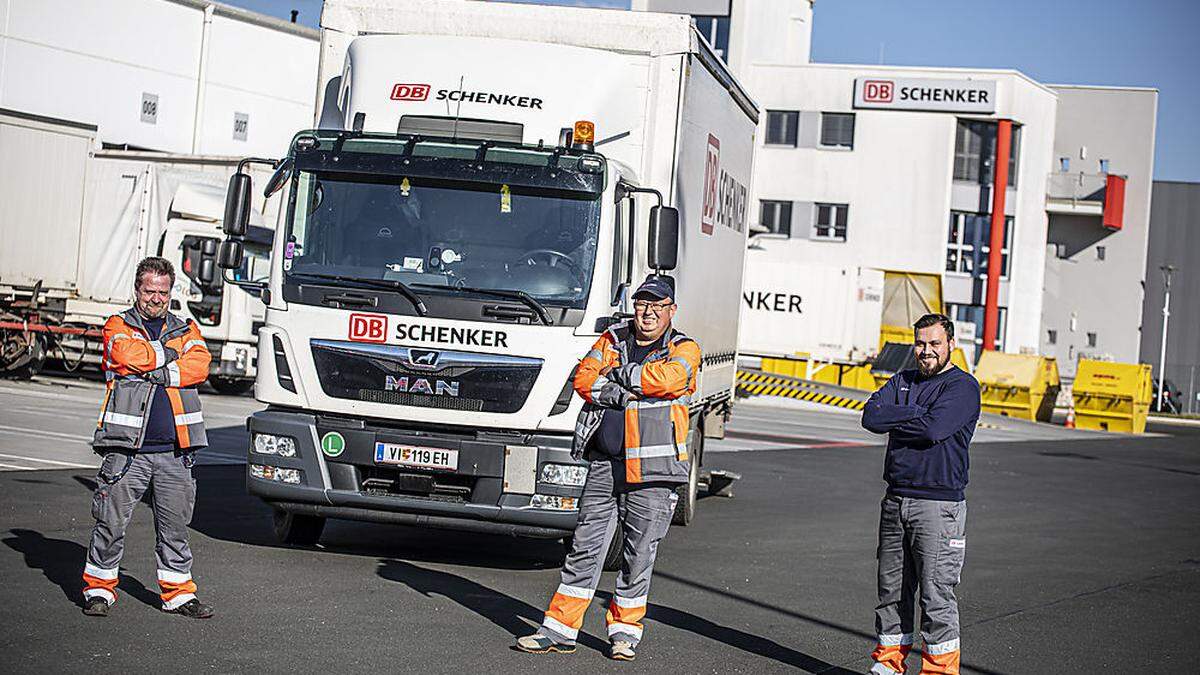 Die Fahrer von Schenker