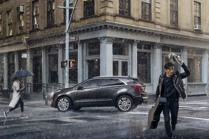 Der steht auf einer neuen GM-Konzernplattform für Allrad-Crossover und soll beim Leergewicht den Korurrenten Audi Q5 um immerhin 50, den Mercedes GLE um ganze 295 Kilogramm unterbieten.