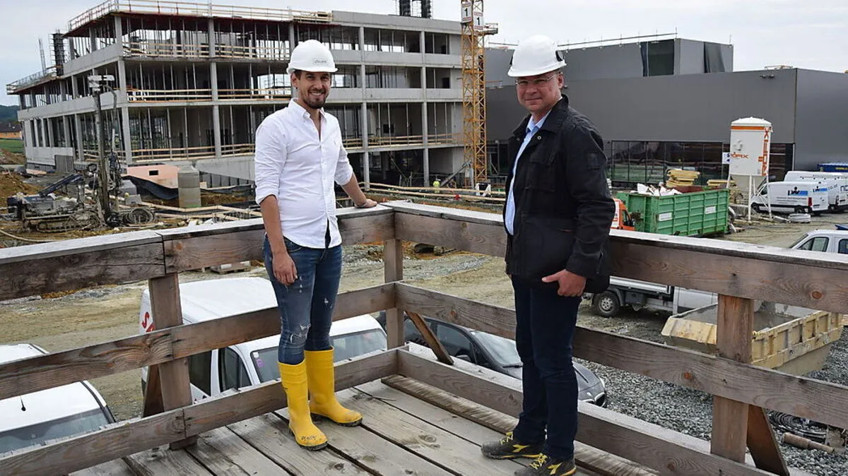 Ringana-Prokurist Michael Wannemacher und Projektleiter Martin Krautgartner