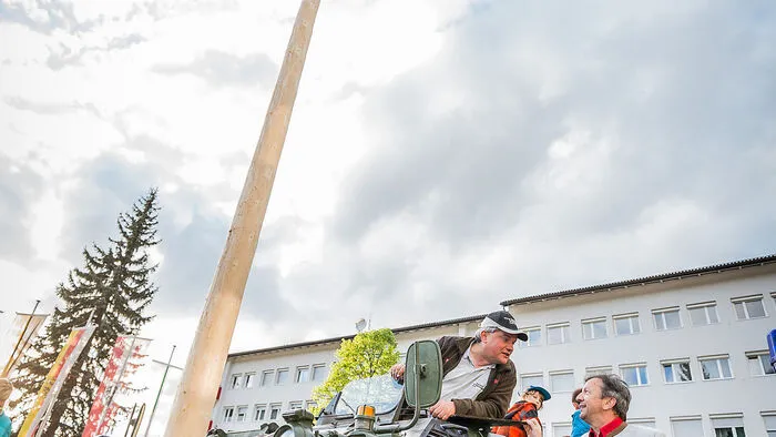 Bunkermuseum-Betreiber Andreas Scherer (links), Bürgermeister Erich Kessler