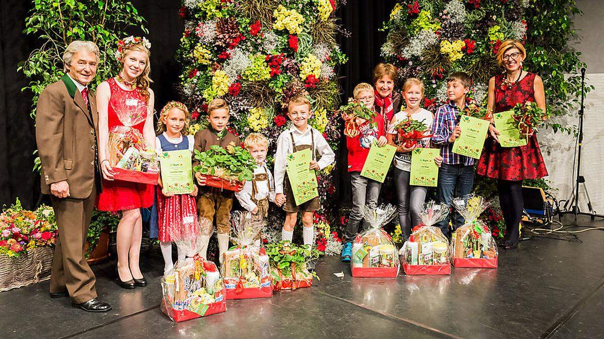 Viele Kinder nehmen jedes Jahr an der Blumenolympiade teil