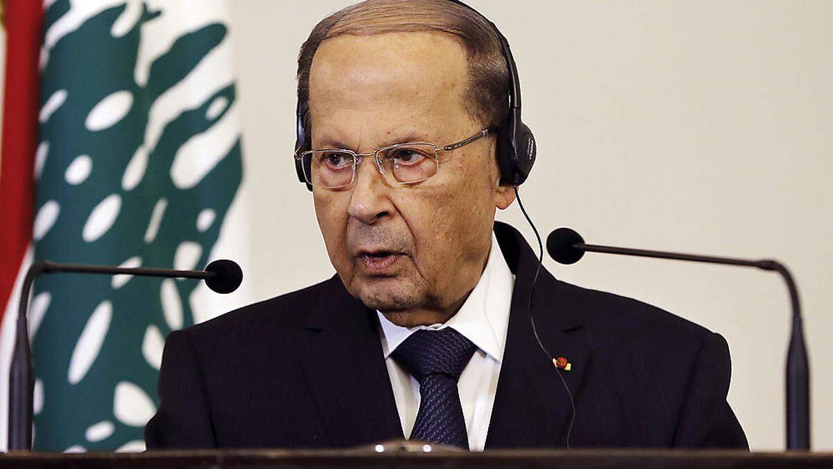 Präsident Michel Aoun 