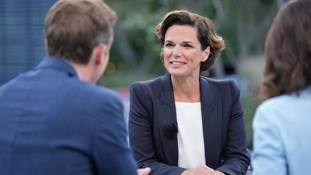SPÖ-Chefin Pamela Rendi-Wagner bei den Sommergesprächen des ORF