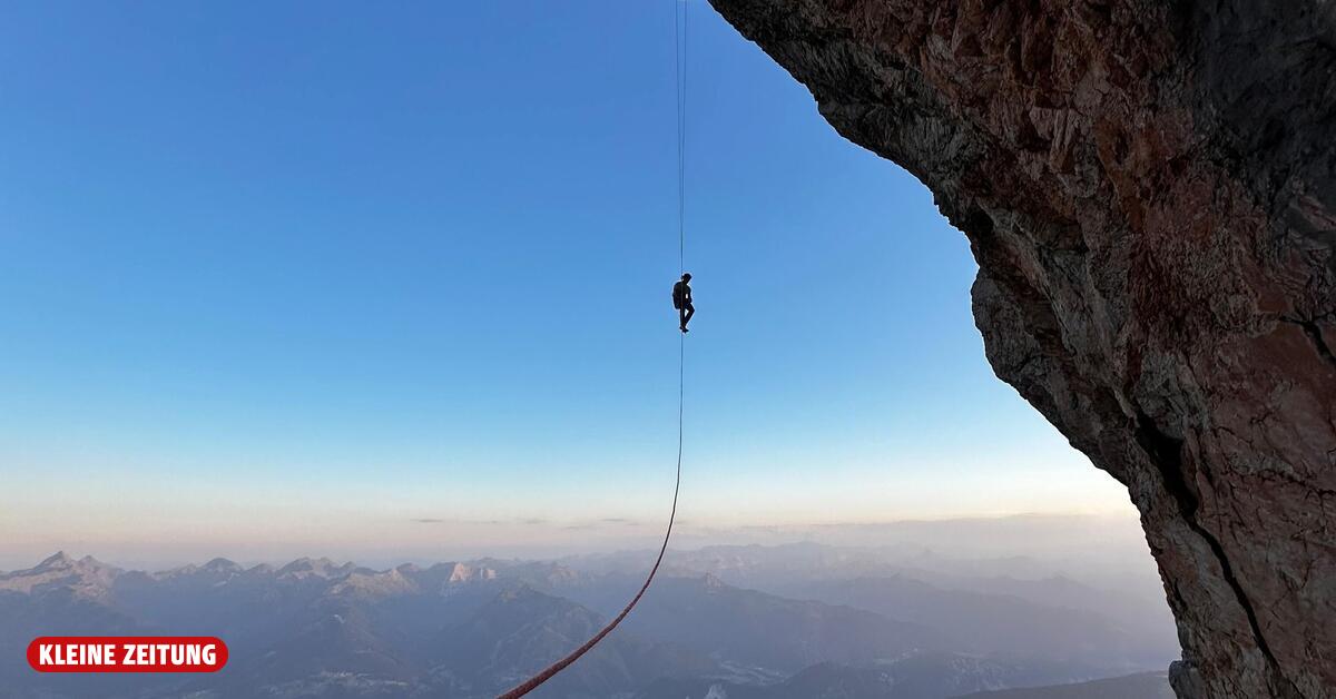 Premiere am Dachstein: Ramsauer meisterte „frei unkletterbare Stelle“