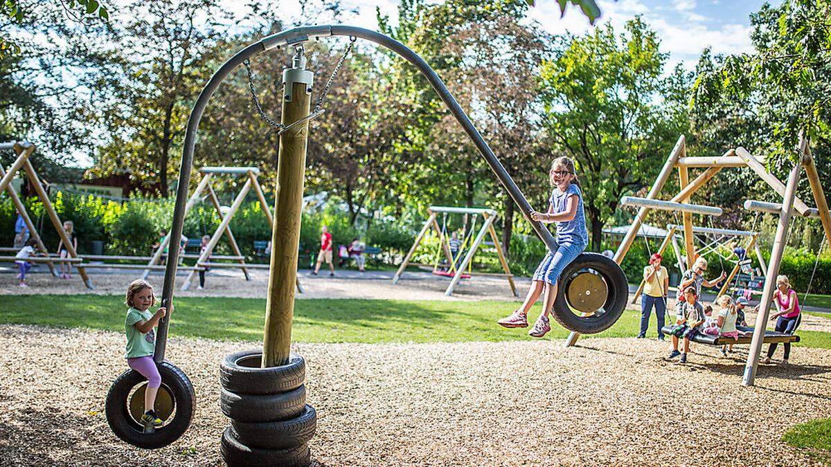 Das Land Kärnten investiert in Kinderspielplätze