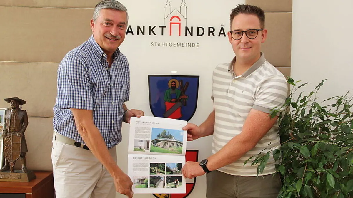 Von links: Peter Stauber und Amtsleiter Robert Astner 