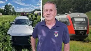 Christian Fiedler hatte beim Zugsunglück am 27. Mai unglaublich viel Glück