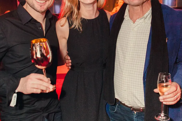 Reinfried Herbst, Moet Hennesey Brandmanagerin Valentine Sans mit Kiehls Founder und Skichampion Klaus Heidegger