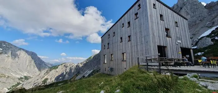 Auf der Voisthalerhütte muss Wasser gespart werden