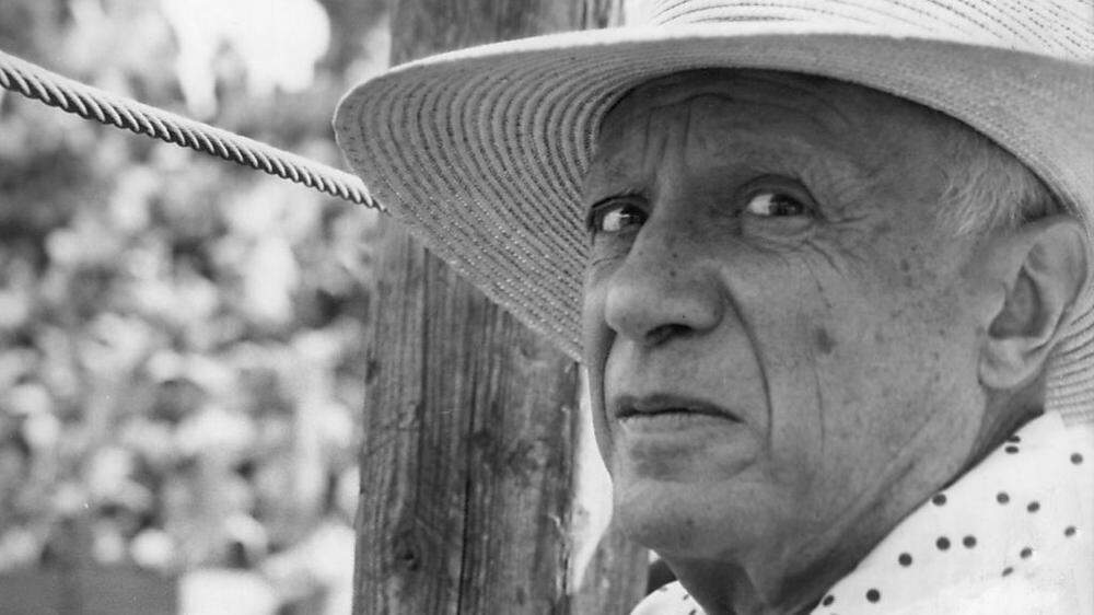 Der spanische Maler Pablo Picasso (1881-1973)