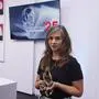 Natascha Gangl beim Gewinn des Ingeborg-Bachmann-Preises 2025