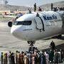 Chaotische Zustände am Flughafen in Kabul