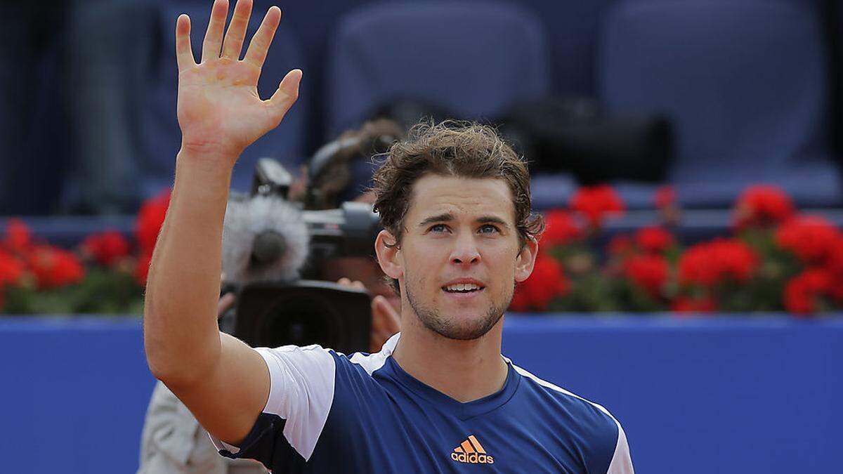 Dominic Thiem durfte sich über den Finaleinzug in Barcelona freuen