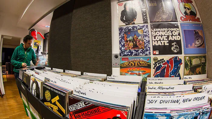 Vinyl-Wunderland in der Bahnhofstraße