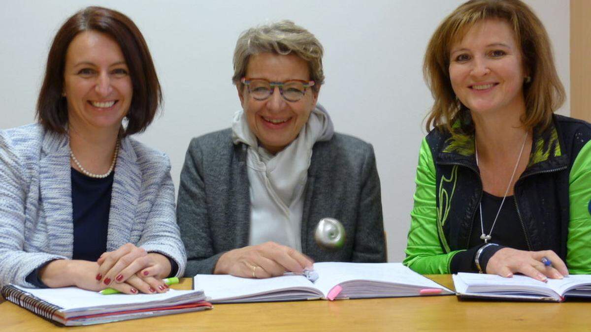 Elke Herler, Gerda Lichtberger und Andrea Reschinger