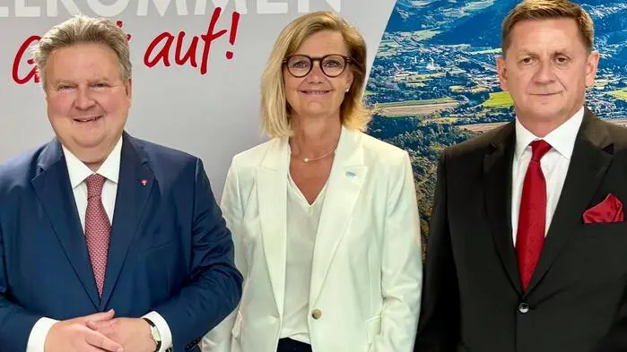 Wiens Bürgermeister und Städtebundpräsident Michael Ludwig, Susanne Kaltenegger, Stadtchefin von Bruck an der Mur und Leobens Bürgermeister und steirischer Städtebundchef Kurt Wallner, 