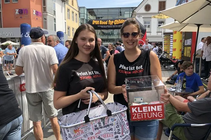 Auch die Kleine Zeitung hilft beim Spendensammeln!