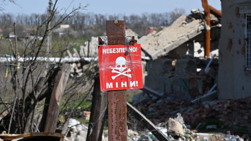 In der Ukraine werden immer mehr Gebiete vermint