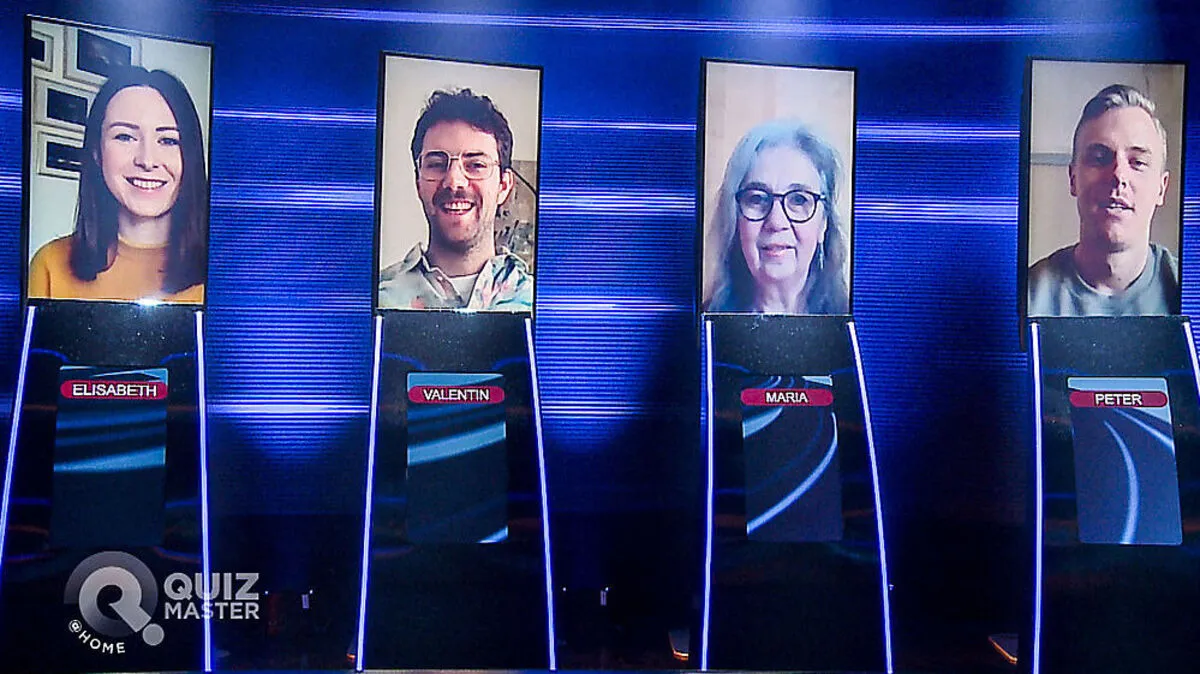 "Quizmaster" liegt im Trend: Videokonferenz statt Anwesenheit.