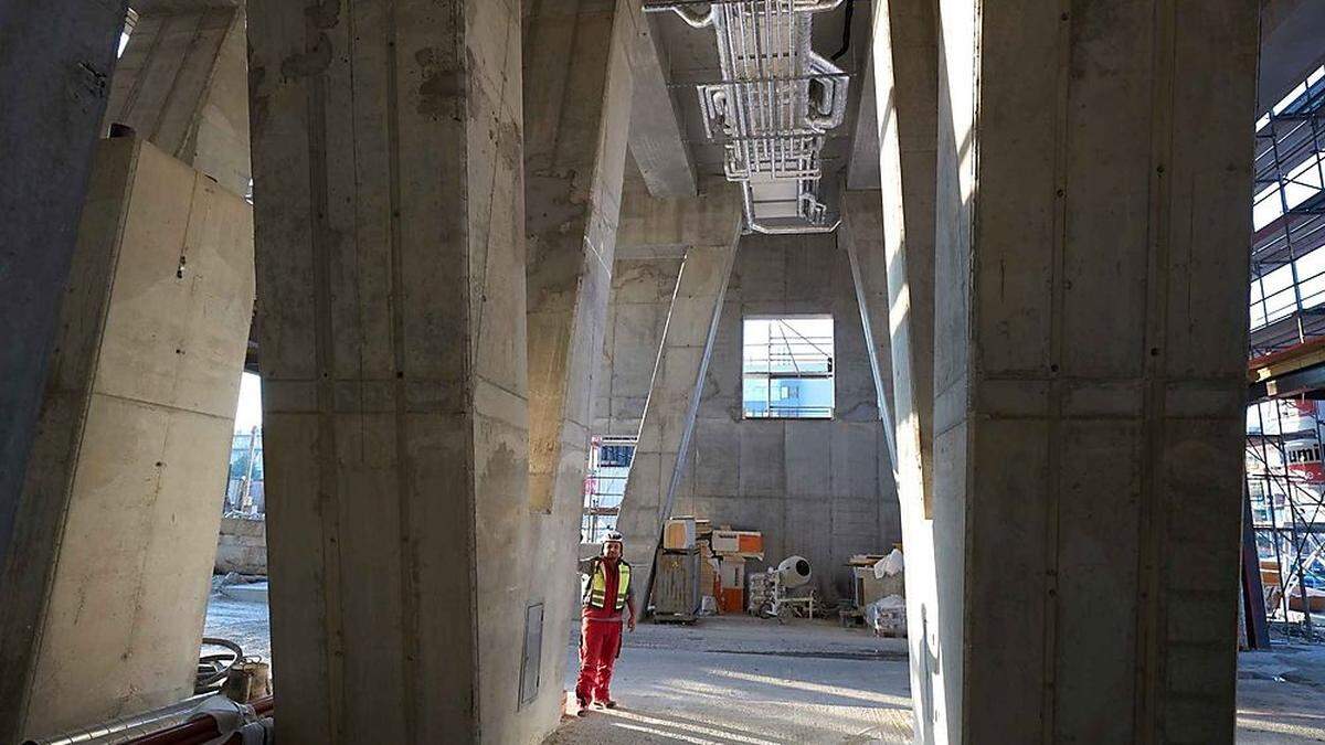 Baustelle von Zoppoth Haustechnik in Wien