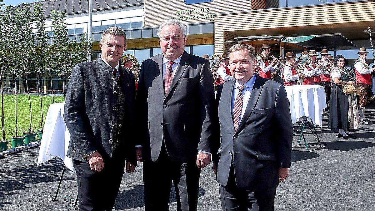 Werner Amon (re.) mit Hermann Schützenhöfer. Letzterer mischt sich in Landesrat-Nachfolge ausdrücklich nicht ein.