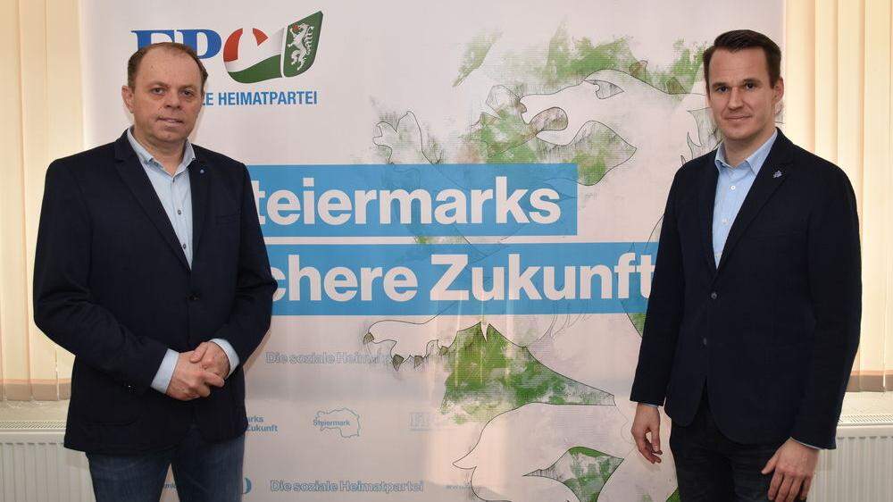 Die Freiheitlichen Manfred Repolust und Stefan Hermann fordern eine Überprüfung der Gemeinde Großkein