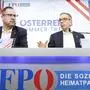 Die ÖVP im Visier: Christian Hafenecker und Herbert Kickl (beide FPÖ)
