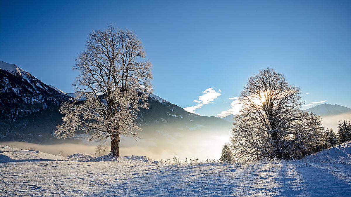 Ein herrlicher Wintertag steht ins Haus