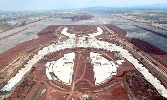 Ein Drittel des neuen Flughafens wurde bereits gebaut