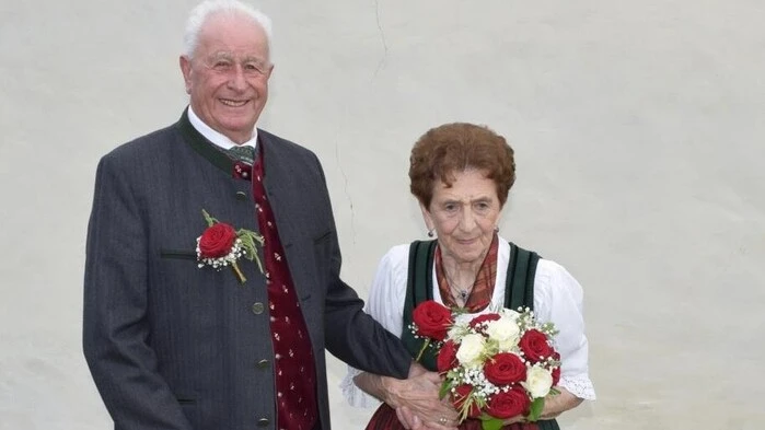 Hedwig und Max Joham sind seit 60 Jahren verheiratet 