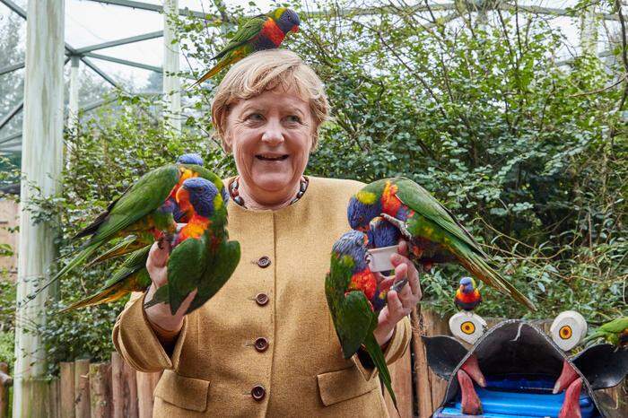 "Die Fotografen meinten, dass sie Frau Merkel noch nie so nahegekommen seien"