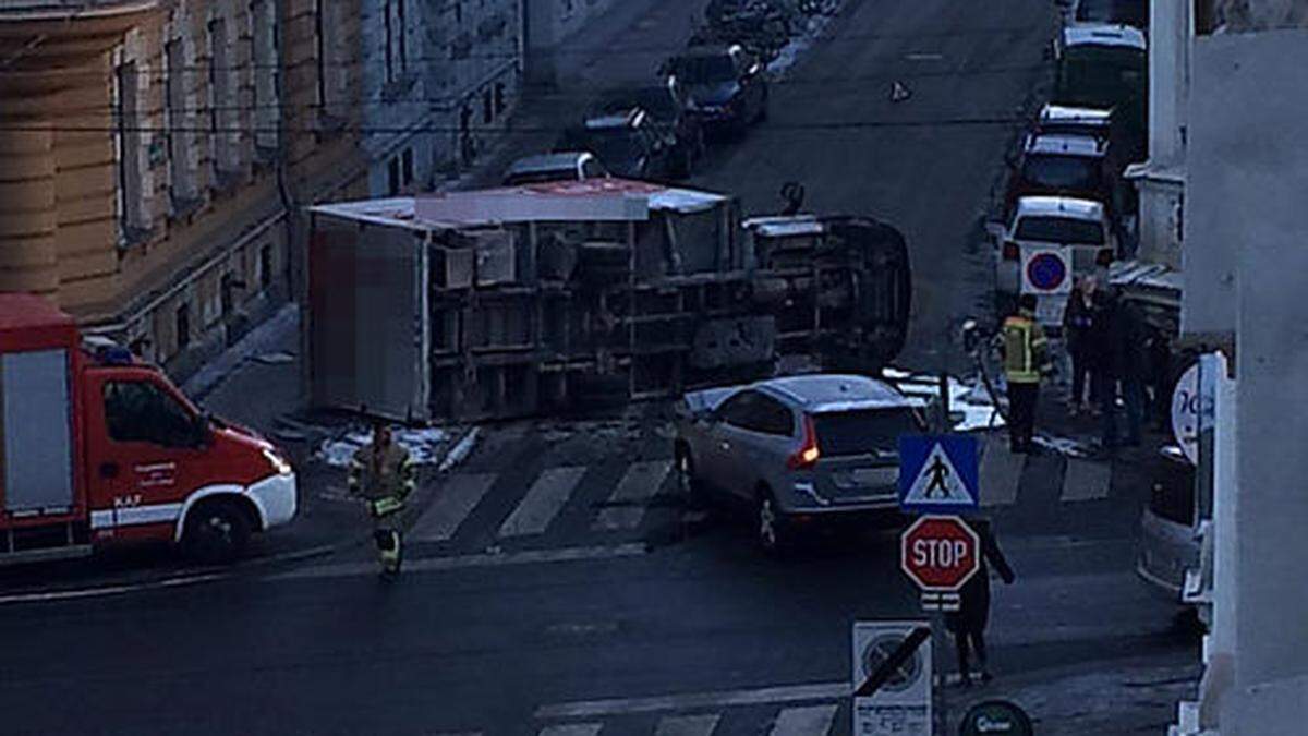 Donnerstagfrüh: Unfall im Grazer Bezirk St. Leonhard