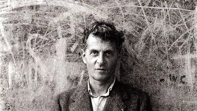 Ludwig Wittgenstein 1947 in Swansea.  1918 diktierte er  die endgültige Fassung seines "Tractatus logico-philosophicus
