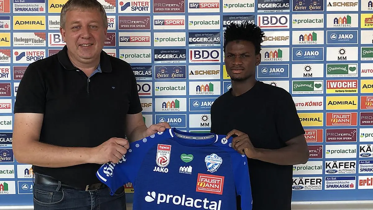 Erich Korherr und Samson Tijani