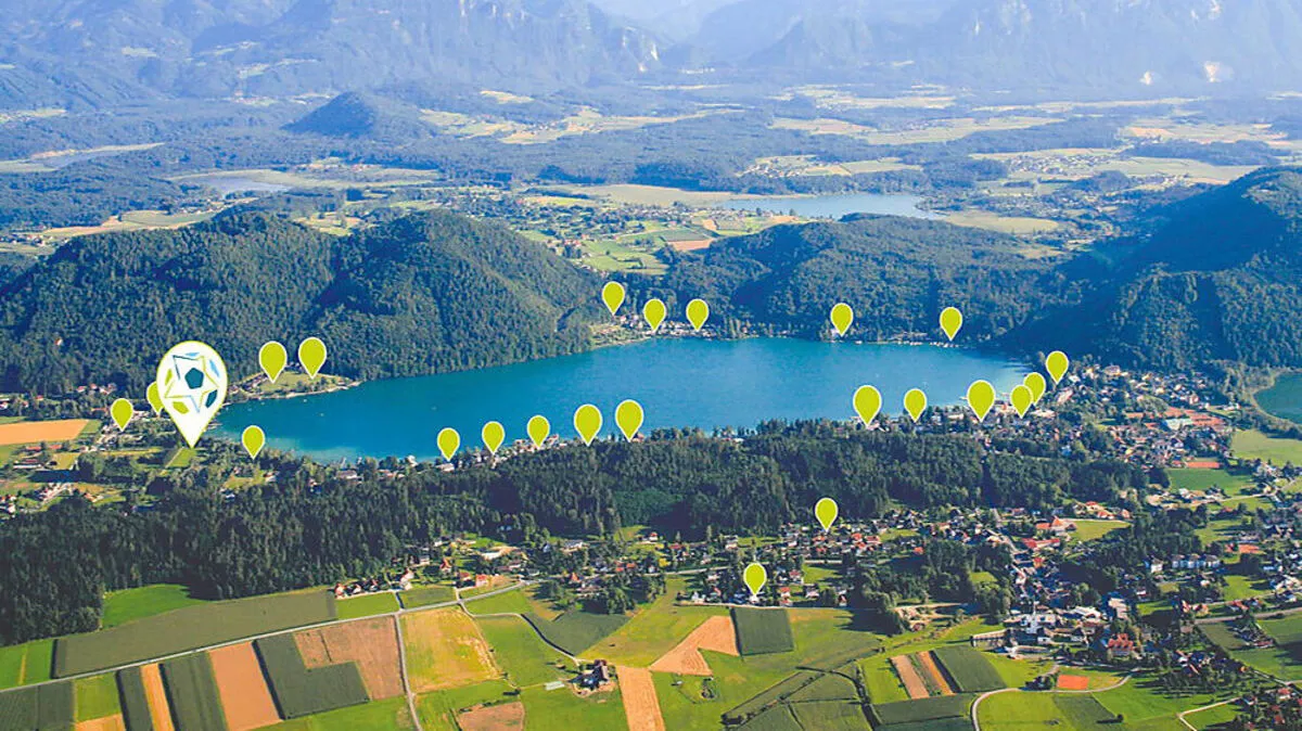 Nach Vorbild eines Olympischen Dorfes soll rund um den See ein Dorf mit mehreren Standorten entstehen  