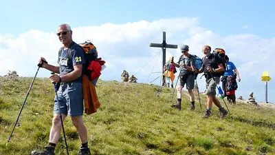 Man kann auch in Tagesetappen mitpilgern