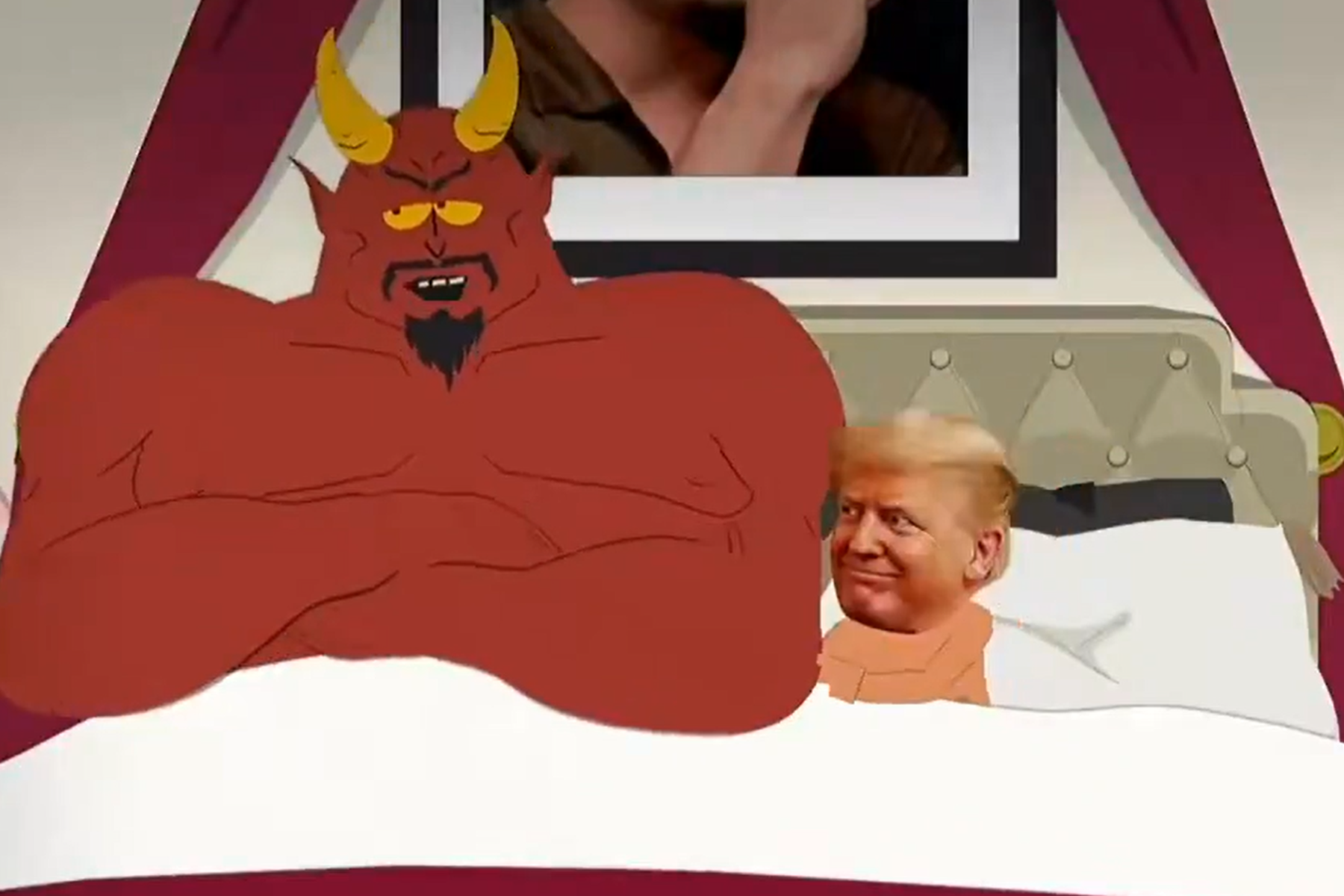 Trump mit Satan nackt im Bett: „South Park“ erzürnt Weißes Haus