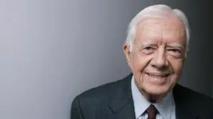 FILE - Former President Jimmy Carter poses for a portrait during the Toronto International Film Festival, Sept. 10, 2007, in Toronto. (AP Photo/Carolyn Kaster, File)