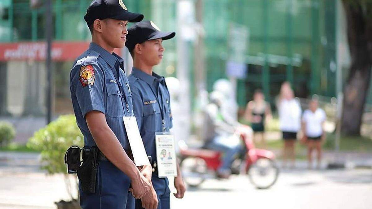 Polizisten in Valencia Town (Sujet)